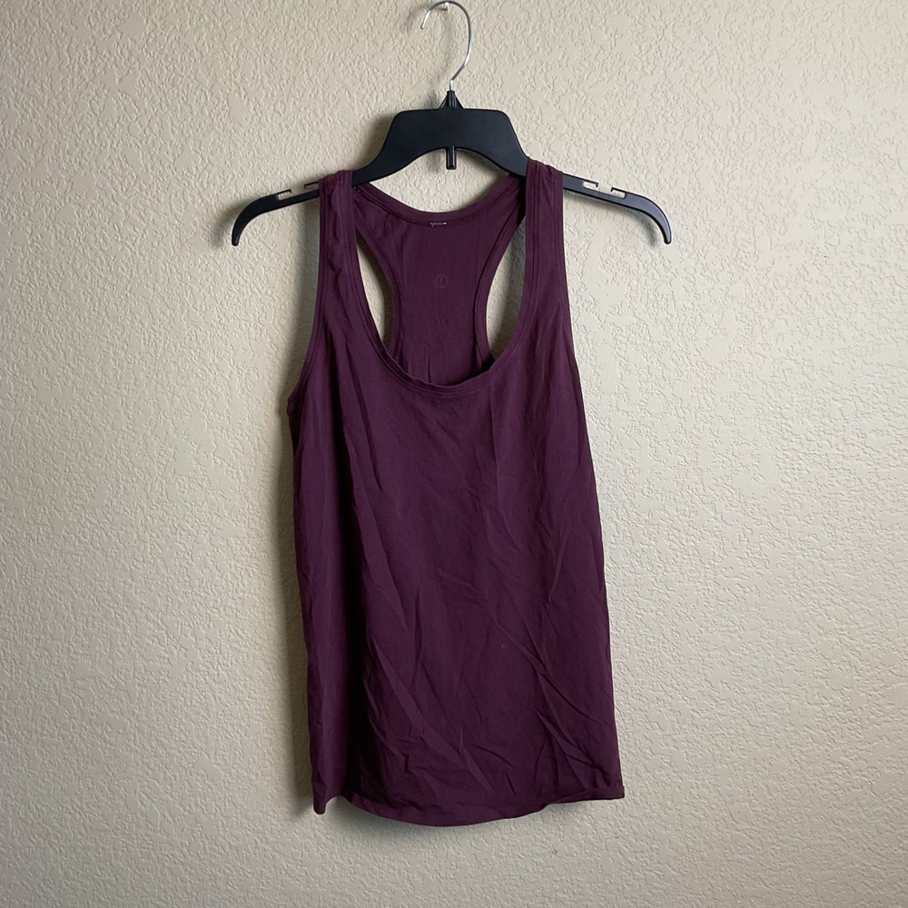 Lululemon Womens‎ Purple Athletic Cool Racerback Tank Top Yoga Running Gym